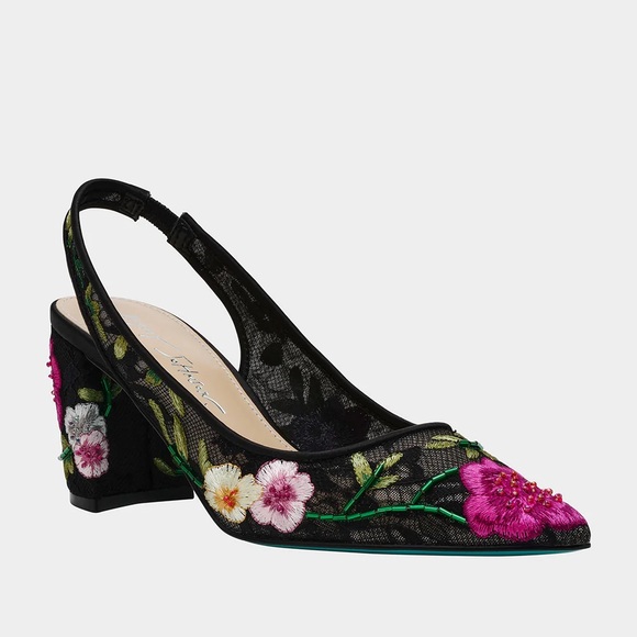 Lira Black Multi Floral by Betsy Johnson - Picture 1 of 2